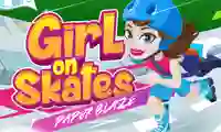 Mäng Girl on Skates Paper Blaze Internetis