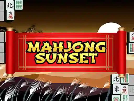 Mäng Mahjong Sunset Internetis