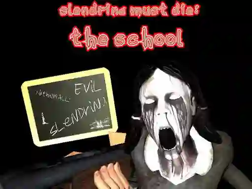 Mäng Slendrina Must Die: The School Internetis