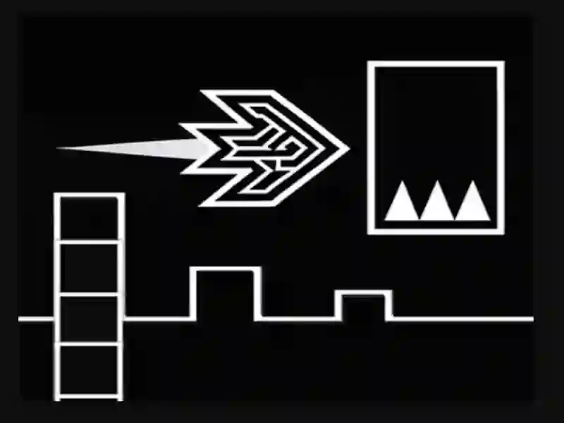 Mäng Geometry Flap Internetis