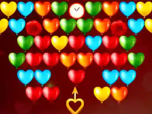 Mäng Bubble Shooter Valentines Internetis