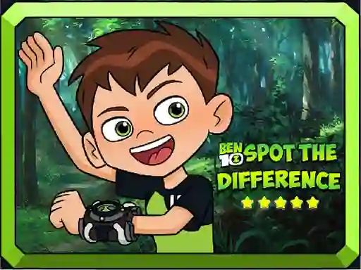 Mäng Ben 10 Spot the Difference Internetis
