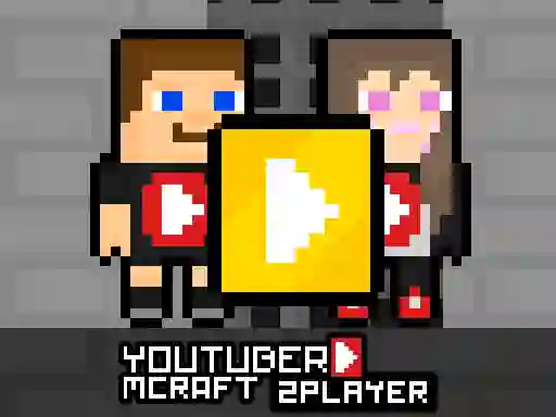 Mäng Youtuber Mcraft 2Player Internetis
