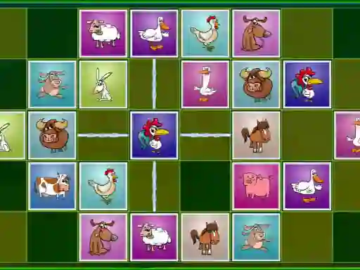 Mäng Farm animals matching puzzles Internetis