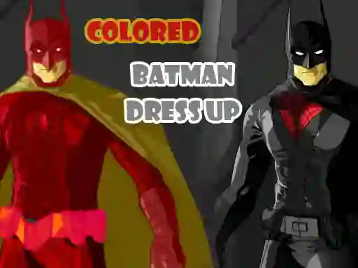 Mäng Colored Batman Dress Up Internetis