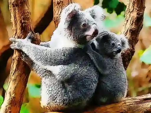 Mäng Cute Baby Koala Bear Internetis