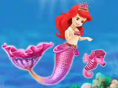 Mäng Baby Mermaid Princess Dress Up Internetis