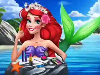 Mäng Princesses: summer makeup Internetis