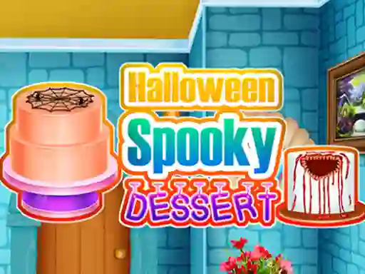 Mäng Halloween Spooky Dessert Internetis