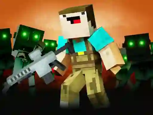 Mäng Noob Shooter Zombie Internetis