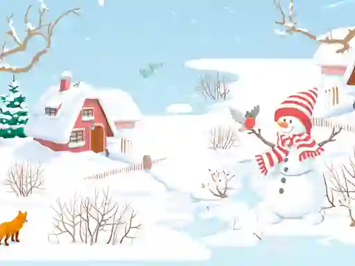 Mäng Snowman Slide Internetis