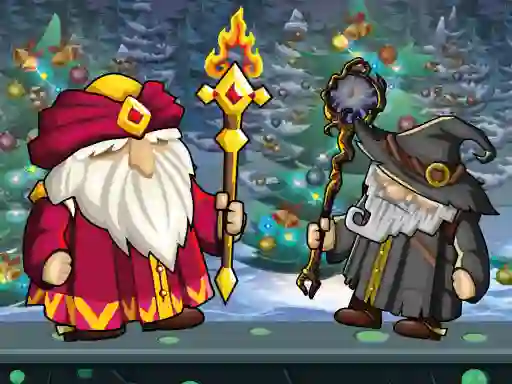 Mäng Wizard Santa Jump Internetis
