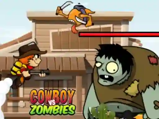 Mäng Cowboy vs Zombies Internetis