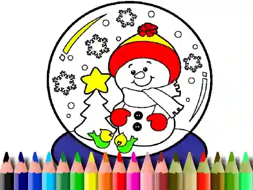 Mäng Back To School: Christmas Coloring Book Internetis