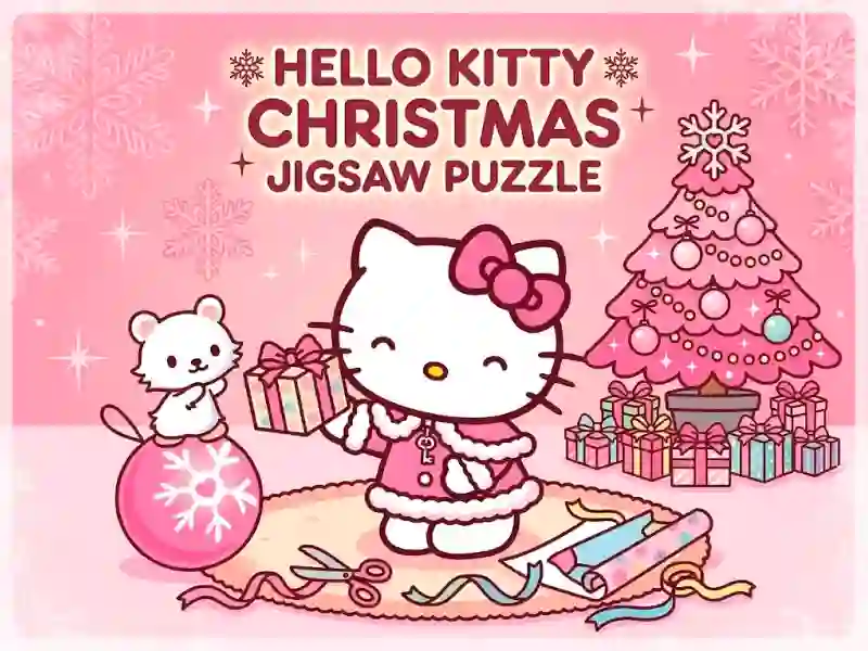 Mäng Hello Kitty Christmas Jigsaw Puzzle Internetis