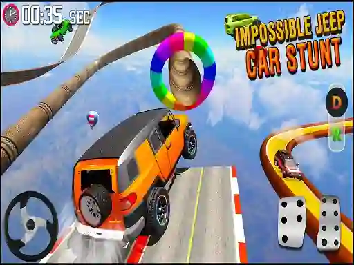 Mäng GT Jeep Impossible Mega Dangerous Track Internetis