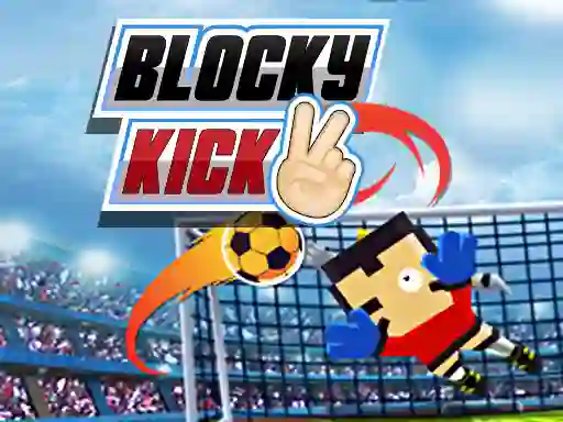 Mäng Blocky Kick 2 Internetis