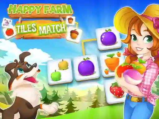 Mäng Happy Farm Tiles Match Internetis