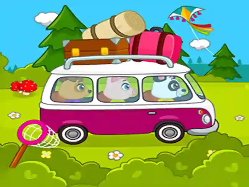 Mäng Kids Camping Internetis