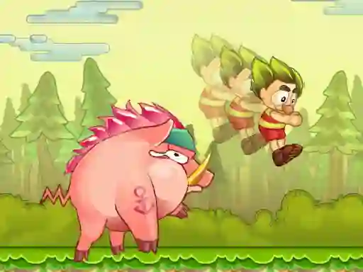 Mäng Super Jungle run Adventure? Internetis