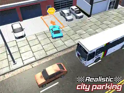 Mäng Realistic City Parking Internetis