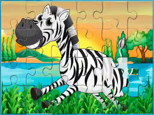 Mäng Happy Animals Jigsaw Internetis