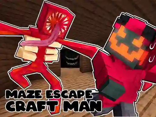 Mäng Maze Escape: Craft Man Internetis