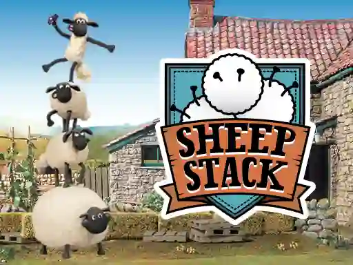Mäng Shaun The Sheep Sheep Stack Internetis