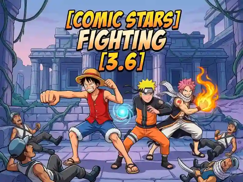 Mäng Comic Stars Fighting 3.6 Internetis