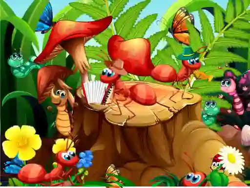 Mäng Hidden Objects Insects Internetis
