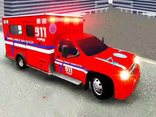Mäng City Ambulance Driving Internetis