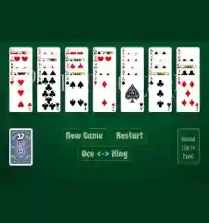 Mäng Patience Solitaire Internetis