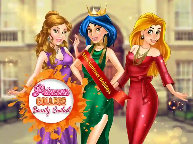 Mäng Princess College Beauty Contest Internetis