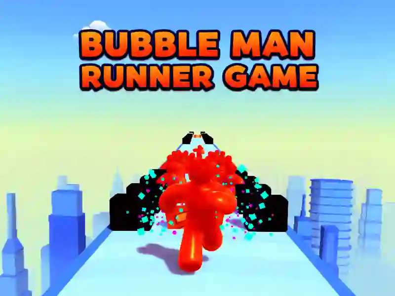 Mäng Bubble Man Runner Game Internetis