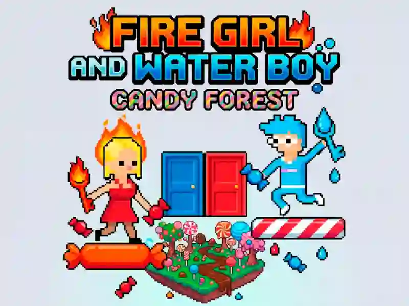 Mäng Fire Girl and Water Boy Candy Forest Internetis