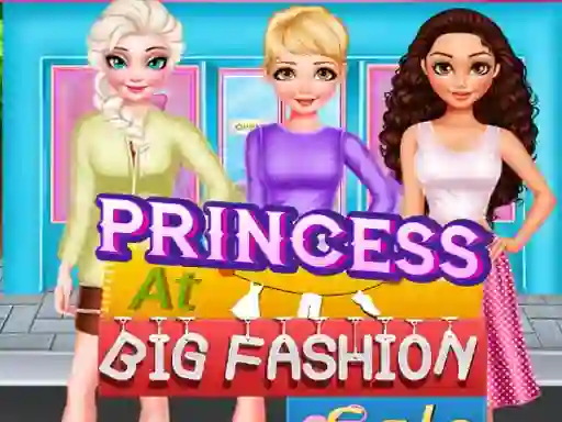 Mäng Princess Big Fashion Sale Internetis