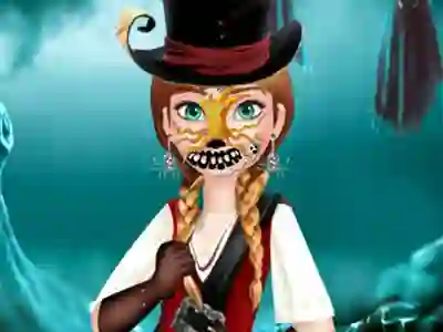 Mäng Halloween Face Art Internetis