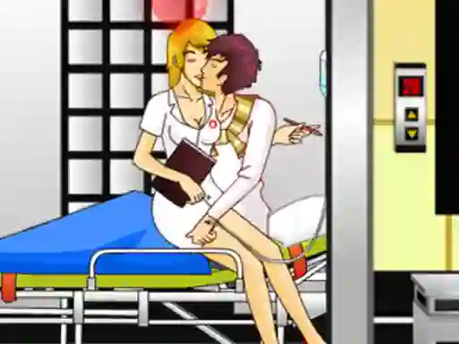 Mäng Nurse Kissing 2 Internetis