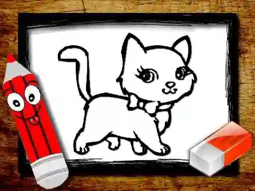 Mäng Back to School: Animals Coloring Book Internetis