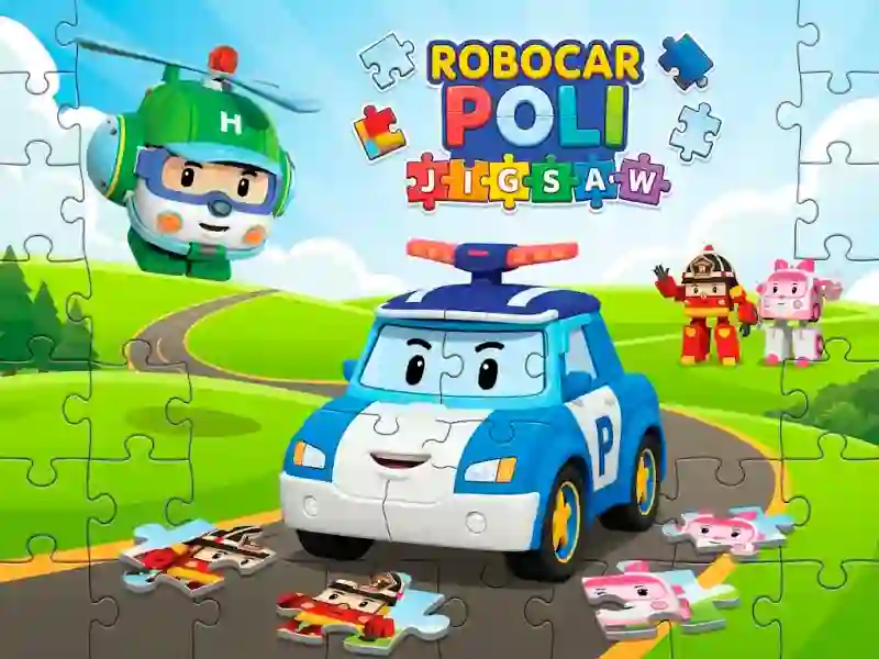 Mäng Robocar Poli Jigsaw Internetis