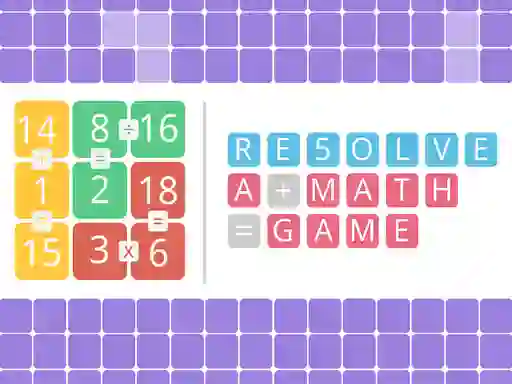 Mäng Resolve a math game Internetis