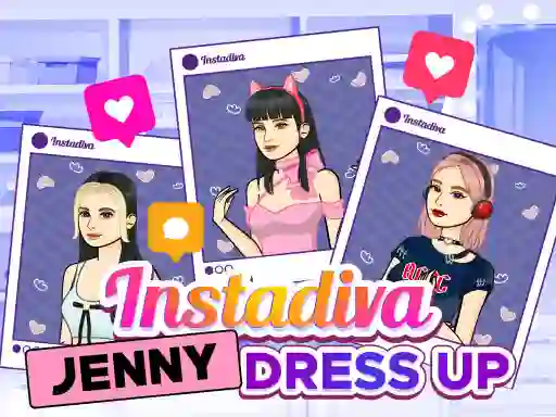 Mäng Instadiva Jenny Dress Up Internetis