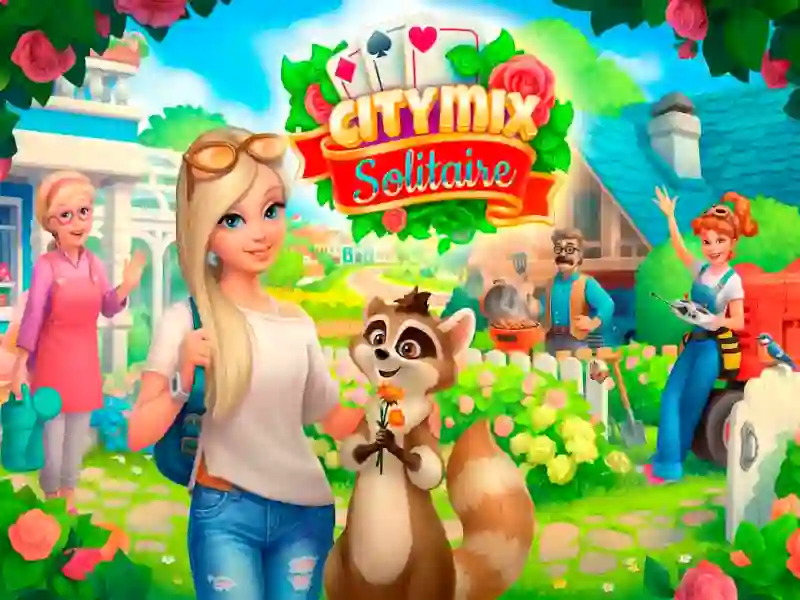 Mäng City Mix Solitaire Internetis