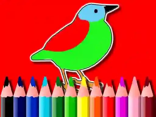 Mäng Back To School: Birds Coloring Book Internetis