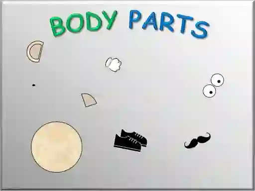 Mäng Body parts Internetis