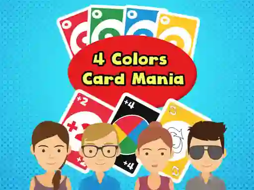 Mäng 4 Colors Card Mania Internetis