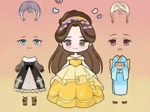 Mäng Vivi Doll Dress Up Internetis