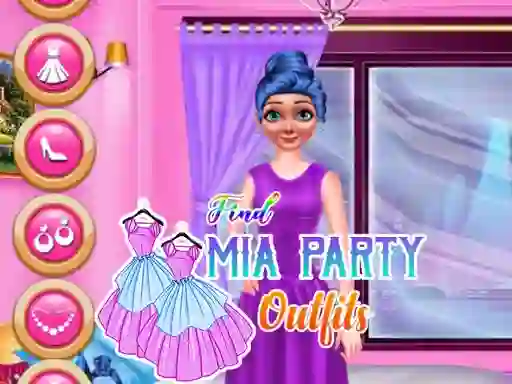 Mäng Find Mia Party Outfits Internetis