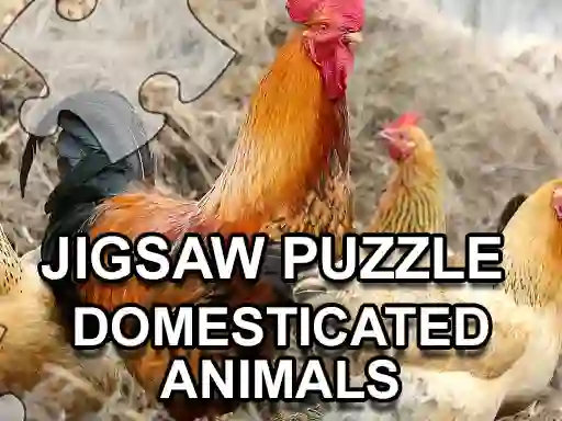 Mäng Jigsaw Puzzle Domesticated Animals Internetis