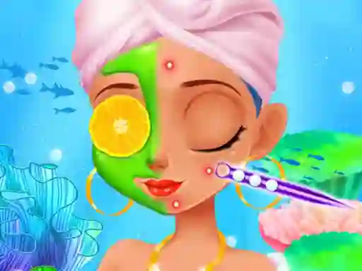 Mäng Mermaid Games Princess Makeup Internetis